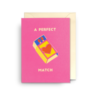 A Perfect Match Graphic Matchbook | Naomi Wilkinson | Mini Card